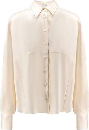 Brunello Cucinelli Mujer, Blusas y Camisas, Beige, Talla: M