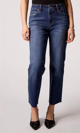 Blue Revival Quinn Mid-Rise Straight Leg Ankle Jean In Marakesh