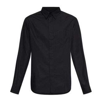 Iceberg Formal Shirts, male, Black, Size: XL Shirt with pocket