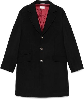 Brunello Cucinelli Elegante Jassen Collectie - Heren - Mantel - Zwart - L - Jassen