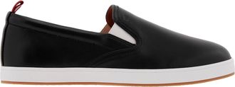 Bally Hinka Leather Slip-On Sneakers, Brand Size 36 ( US Size 5.5 )