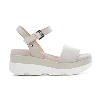 Geox Dames, Schoenen, Beige, Maat: 41 EU Leer