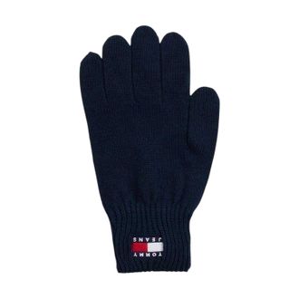 Tommy Jeans Gebreide handschoenen met logo (Nachtelijke Marine)