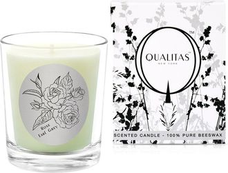 Qualitas Rose Earl Grey Scented Beeswax Candle