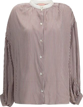 Kristina Ti Camicia a righe - Rosso