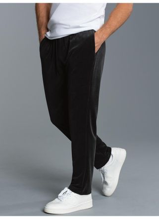 Trigema Jerseyhose TRIGEMA TRIGEMA Nicki Hose mit praktischen Eingrifftaschen, Herren, Gr. XXL, US-Gr&ouml;ssen, schwarz, 80% Baumwolle, 20% Polyester, Basic, Hose