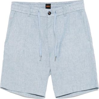 BOSS Chino shorts - Blauw