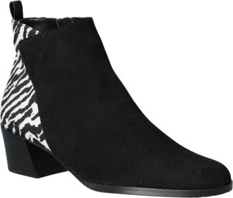J. Reneé Womens Ankle Boots In Black/white/black
