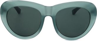 Linda Farrow DRIES VAN NOTEN DVN69 C4 Womens Sunglasses Green Size 51