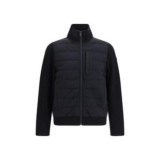Moose Knuckles Black Viscose Full-Length Mens Jacket