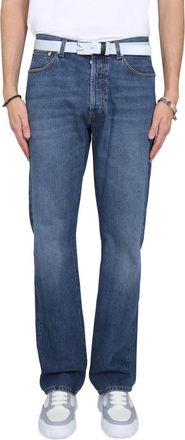 Alexander McQueen Turn Up Jean - Heren - Regular Fit Jeans - Blauw - S - Katoen - Jeans