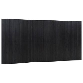 Berkfield Home Room Divider&not;Black 165x400 cm&not;Bamboo in Black | Size: 165x400 cm