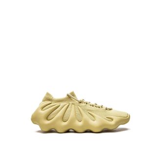 Yeezy by Kanye West Sulfur Sneakers met rubberen zool - Heren - Sneakers - Geel - 43 1/2 EU - Schoenen