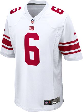 Nike Jaxson Dart New York Giants Nike Mens NFL Game Jersey in White | 67NMNGGR8IF-012