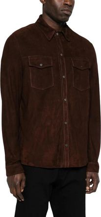 Salvatore Santoro 50516-U Dkbro - Heren - Leren en Su&egrave;de Jassen - Bruin - 2XL - Leer - Jassen