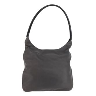 Prada Pre-owned Shoulder Bags, female, Gray, Size: ONE SIZE Pre-owned Vintage Shoulder Bag