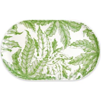 Caskata Freya Large Coupe Oval Platter - Porcelain in Green at Nordstrom