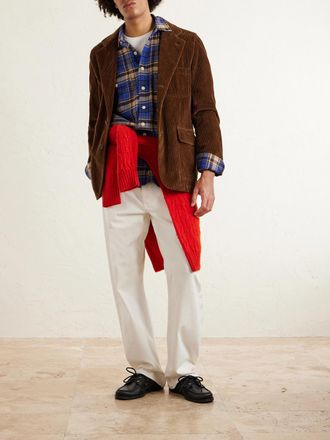 Drake's Cotton-Corduroy Suit Blazer