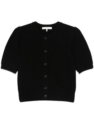 Frame Denim short-sleeve cardigan - Black