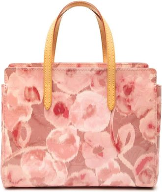 Louis Vuitton Pre-owned Handbags, female, Pink, Size: ONE SIZE Pre-owned Floral Print Top Handle Bag