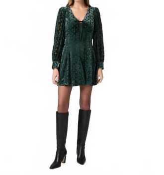 Paige Ambrose Dress In Deep Emerald