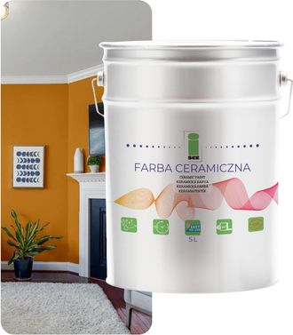 OEM Pintura Cer&aacute;mica Para Pared Lavable Color Mostaza Dorada 5l Fabricante