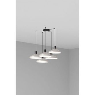 Faro Barcelona Faro Kombo - L&aacute;mpara De Techo Colgante Cluster Gris, E27