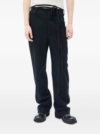Ann Demeulemeester Brushed-wool Trousers