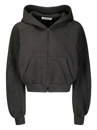 Ottolinger zip-up lomg-sleeve hoodie - Zwart