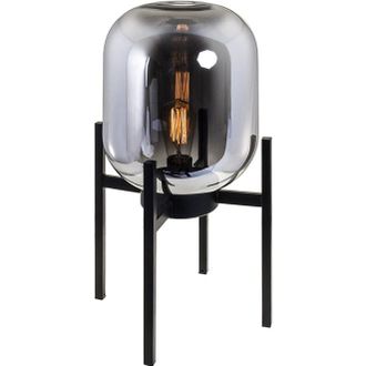 Fabrilamp Fabrilamp Sobremesa Murilo 1xe27 Negrocristal Metalizado 50x28x28