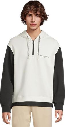 A|X Armani Exchange Sweat Shirt Mens T Shirt White/ Jet Set : 2XL, Cotton/Elastane/Polyester