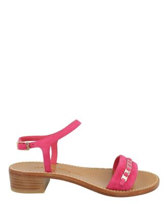 Ferragamo Tremiti Gancini Chain-Trimmed Sandals