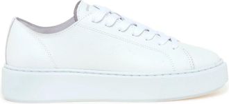Crime London Raw Cut Sneaker - Dames - Sneakers - Wit - 41 EU - Leer - Schoenen