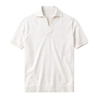 FILIPPO DE LAURENTIIS Skipper Polo - Heren - Truien - Wit - Maat: 2XL Katoen