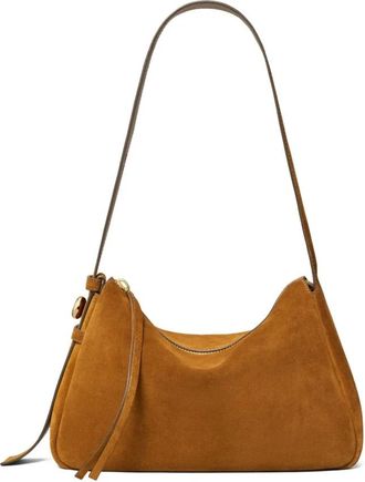 Tory Burch Romy Schoudertas - Dames - Schoudertassen - Bruin - ONE Size - Leer - Tassen