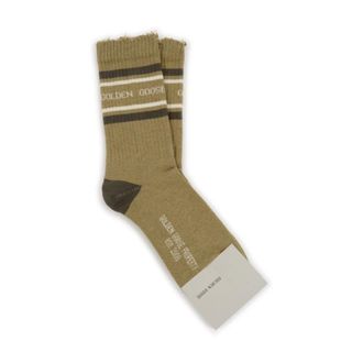 Golden Goose Socks, male, Multicolor, Size: L Socks High Rib