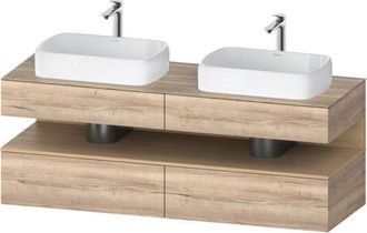 Duravit Qatego Consola Mueble Bajo Lavabo, 2 Extensiones, 2 - Duravit