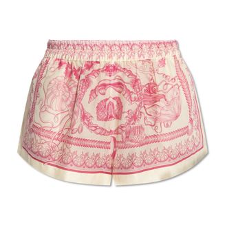 Versace Dames, Korte broeken, Roze, Maat: M Katoen