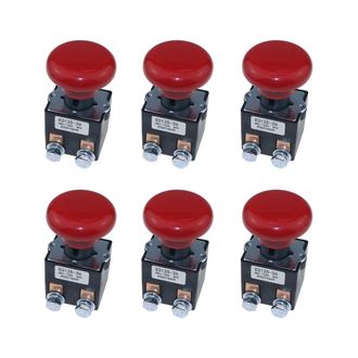 OEM Adecuado Para 6 Interruptores De Parada De Emergencia Ed125-36 De 48 V Y 125 A, Compatible Con Apiladores De Montacargas El&eacute;ctricos Joe Ez30 E30 D40 E