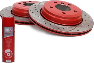 OEM Discos De Freno Traseros 24012001831se-set-ms 2 Piezas Sport-ext