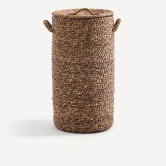 AM.PM Ronde geweven wasmand van waterhyacint, LIAN