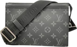 Louis Vuitton Pre-owned Cross Body Bags, male, Black, Size: ONE SIZE Pre-owned Vintage Shoulder Bag