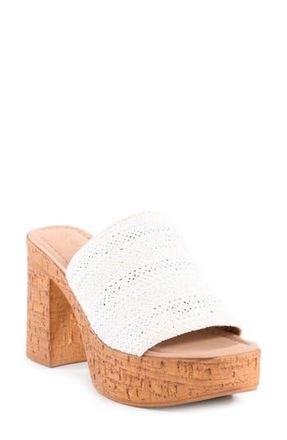 Seychelles Applause Platform Sandal in White at Nordstrom Rack, Size 8.5