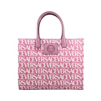 Versace Borsa Tote Piccola Allover - - Bags - Donna - Multicolore - ONE SIZE
