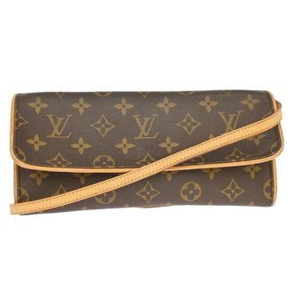Louis Vuitton Twin Monogram Canvas Brown Canvas Handbag (Pre-Owned)