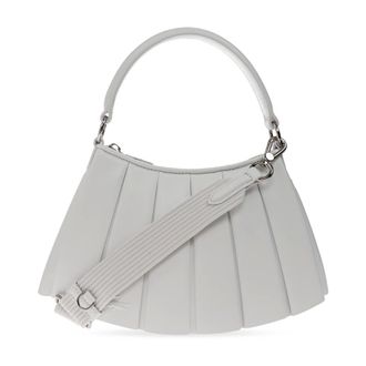 Lacoste Kleine Lenglen Leren Tas - Dames - Tassen - Wit - Maat: ONE Size Leer