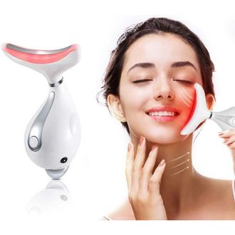 OEM Dispositivo Facial Antiarrugas Con Tres Modos, Vibraci&oacute;n De Alta Frecuencia Para Rostro, Cuello Y Ojos, Reafirmante Y Tonificante, Recargable Por Usb 