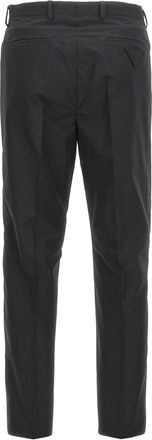 Prada Technical Cotton Trousers - Black