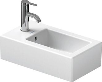 Duravit Duravit - Vero lavamanos de 25 cm, con rebosadero, con banco para