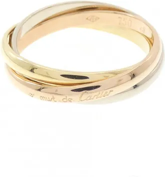 Cartier Pink Gold White Gold Yellow Gold Yellow Gold (18K) Pink Gold (18K) White Gold (18K) Band Ring (Pre-Owned)
